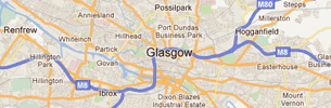 Glasgow map